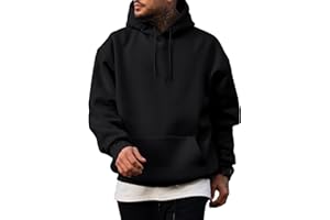 JMIERR Mens Casual Cotton Hooded Collar Drawstring Hoodies Pullover Sweatshirts Casual Long Sleeve Shirts