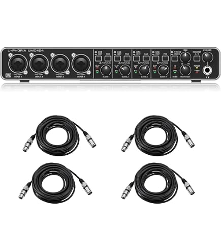 Amazon.com: Behringer Behringer U-PHORIA UMC404HD Audiophile 4x4
