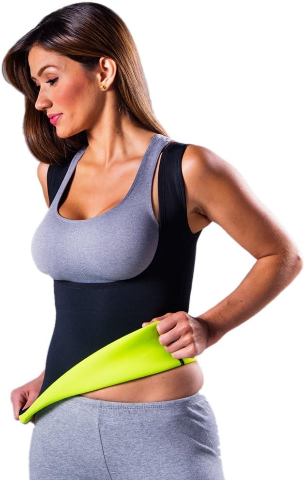 ReduShaper 1+1 Neotex Technology Exclusive Slimming T-Shirt for Women - Lose Weight Quickly with this Slimming T-Shirt - Shapes and Slims by Transferring Heat to the Critical Points - Ideal for Use During your Workouts, but also at Work or Home - Three Layers - Sweat-Producing, Sweat-Absorbent and Moisture-Wicking