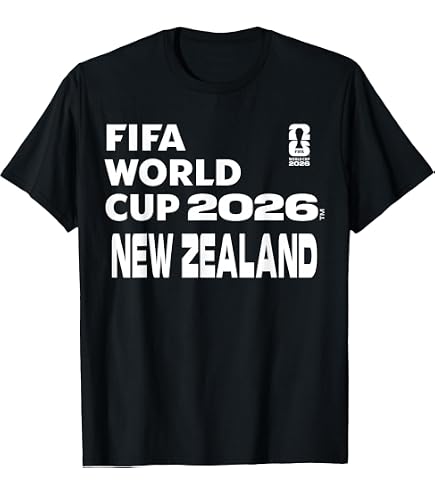 Amazon.com: FIFA WORLD CUP26 Qualifier New Zealand T-Shirt