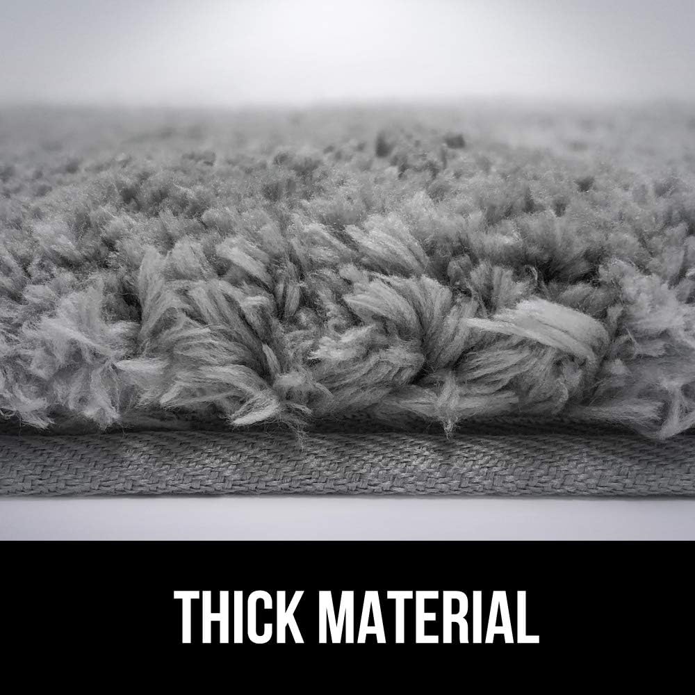 Gorilla Grip Original Premium Luxury Bath Rug, 30x20 Inch, Incredibly Soft, Thick, Absorbent Bathroom Mat Rugs, Machine Wash and Dry, Plush Carpet Mats for Bath Room, Shower, Hot Tub, Spa, Beige: Home & Kitchen