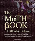 The Math Book: From Pythagoras to the 57th Dimension, 250 Milestones in the History of Mathematics (Sterling Milestones) cover