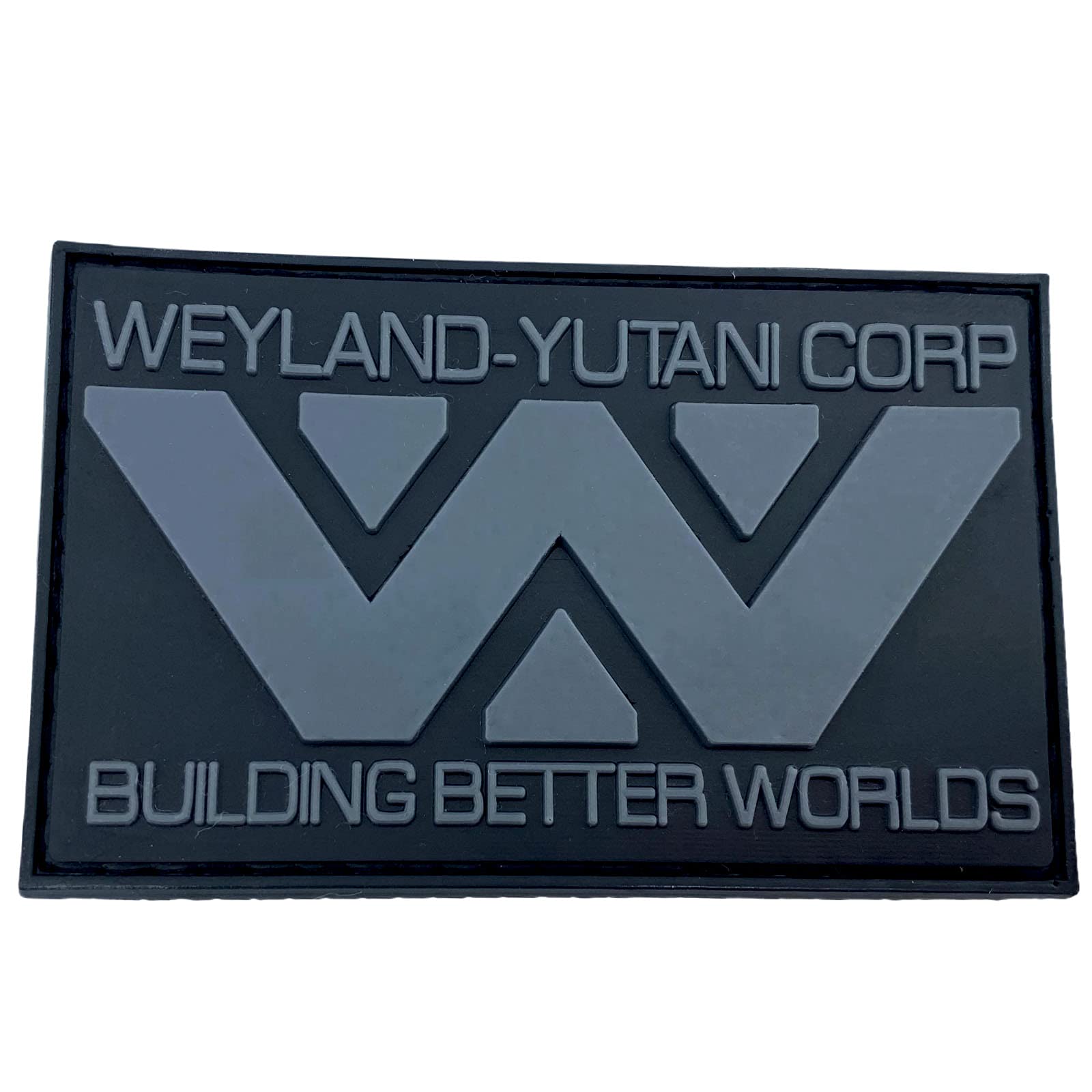 Weyland Yutani Building Better Worlds Grey Airsoft PVC Morale Cosplay Patch