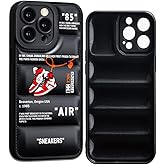 CHBSHENG Cool Phone Case for iPhone 16 Pro Case for Boys Men Street Design Aesthetic Shockproof Basketball Sneaker Sports Designer Cases Compatible with iPhone 16 Pro Black