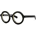 Zeelool Retro Thick Round Blue Light Blocking Glasses for Women Men Calhoun ZOA01776