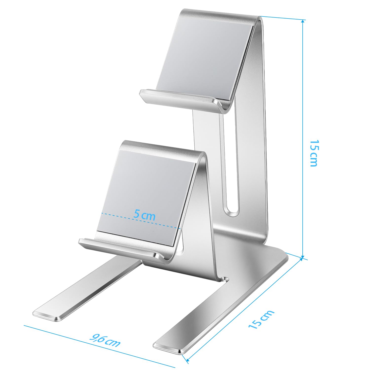 BYZANDQI Game Controller Halter, Universale Controller Halterung Aluminium Controller Ständer für PS5, PS4, Xbox One, Xbox Series X S, Switch Pro Gaming Zubehör 6