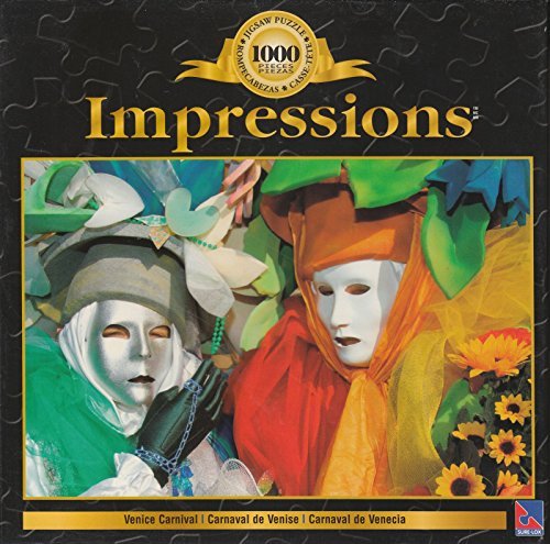 Impressions Masks Venice Carnival 1000 Piece Jigsaw Puzzle