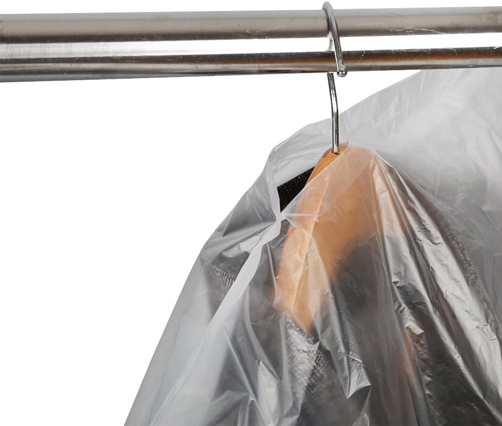 Boli SCENTED 20 Clear Polythene Garment Covers Clothes Bag Plastic Dry Cleaner Cover Bags, 10PCS 60\ - Image 4