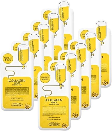Amazon Mediheal メディヒール エッセンシャルマスクパック10枚セット コラーゲンインパクト Mediheal フェイスマスク 通販
