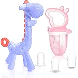 SHARE&CARE Baby Teething Toys and Natural Organic Food Feeder Pacifier/Baby Teether Chew Toys Fresh Fruit Feeding/ 1 Teether 