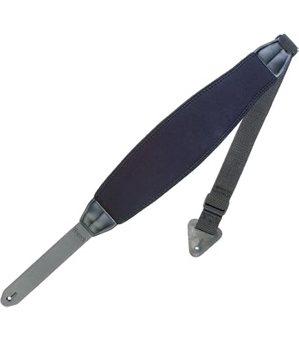 Sangle Basse Neotech 5701002 - Noir | Confort Néoprène, Réglable | Pour Guitaristes Bassistes