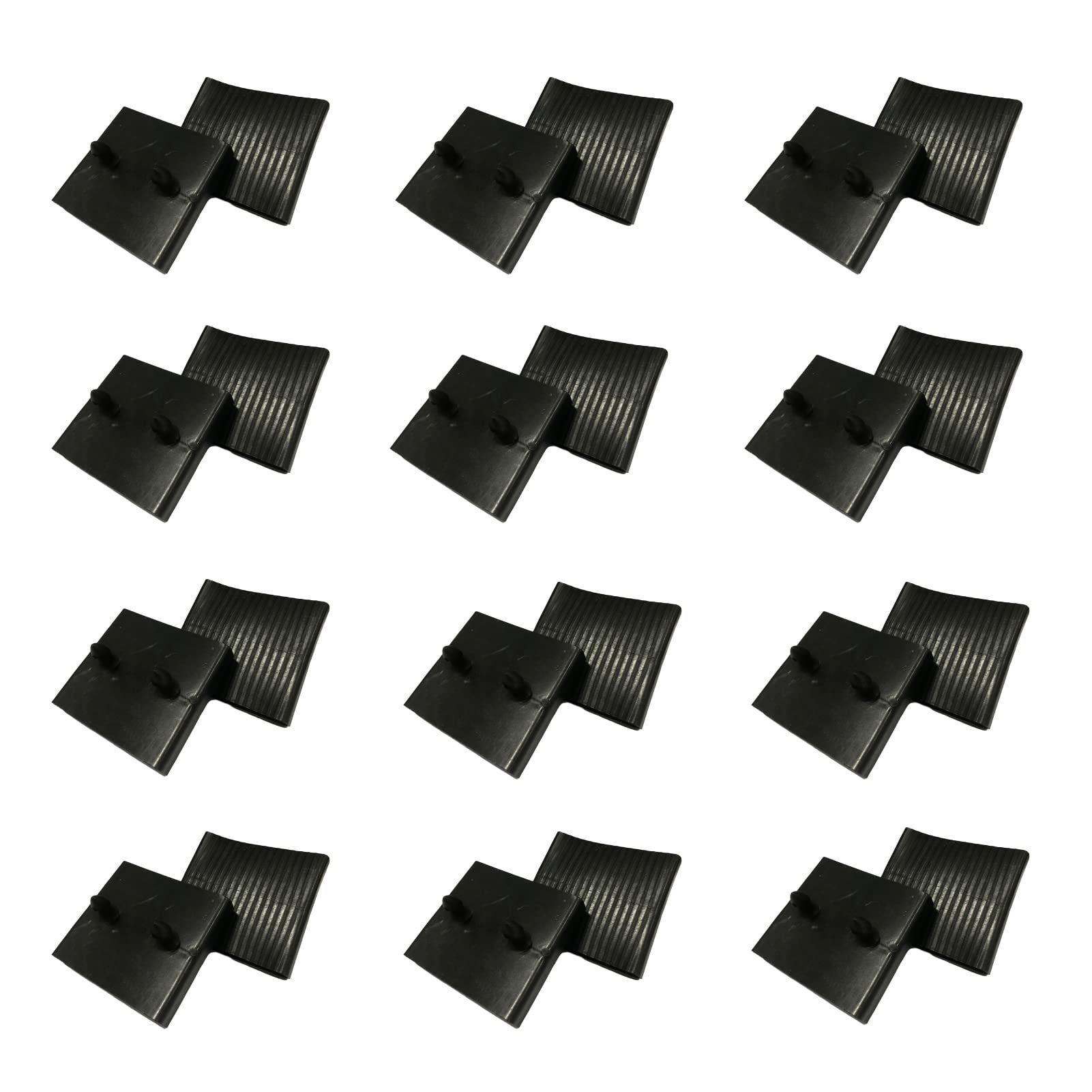 XIAONAN 20 Pcs 62-63mm Bed Slat Center Caps Holders Replacement Plastic Bed Slat Holders for Single, Double and King Size Beds Connector Accessories (Black)