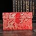 Corciosy Chinese New Year Red Envelopes Lunar 2025 Snake Year, Silk Red Pocket 4PCS Hong Bao Money Holder Cash Coin Lucky Money Envelopes for Happy New Year Spring Festival Birthday Wedding