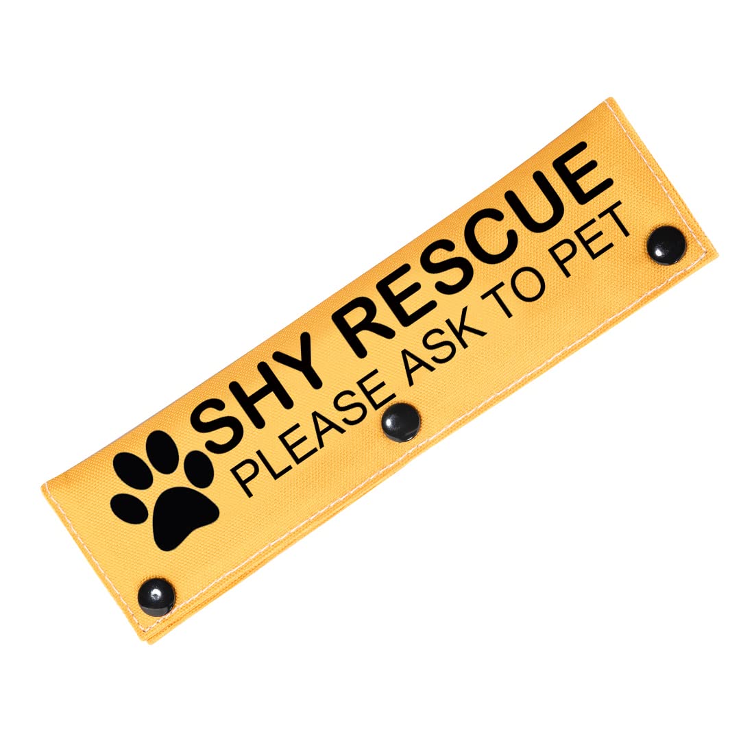 Dot Not Approach Nervous Dog Leash Sleeve Shy Rescue Leash Wrap Nervous Shy Dog Gift (SHY RESCUE-S)