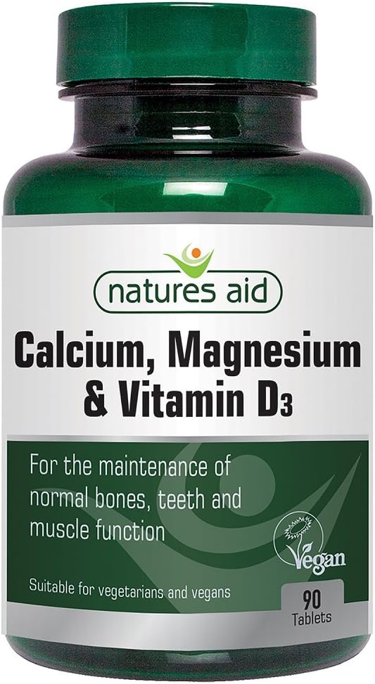 Natures Aid | Calcium Magnesium & D3 Tablets | 3 x 90s - Image 3