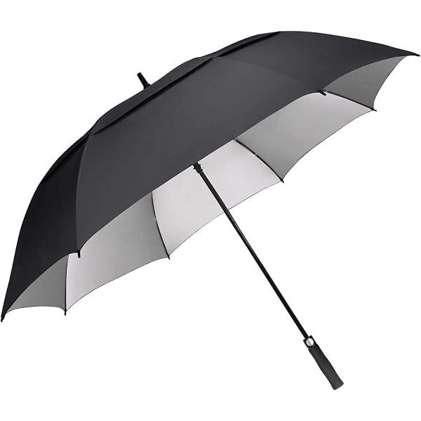 G4free 54 Inch Windproof Golf Umbrella Uv Protection Auto Open Double Canopy Vented Sun Rain Waterproof Stick Umbrellas Black Amazon Sg Sports Fitness Outdoors