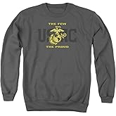 US Marine Corps Split Tag Unisex Adult Crewneck Sweatshirt for Men and Women