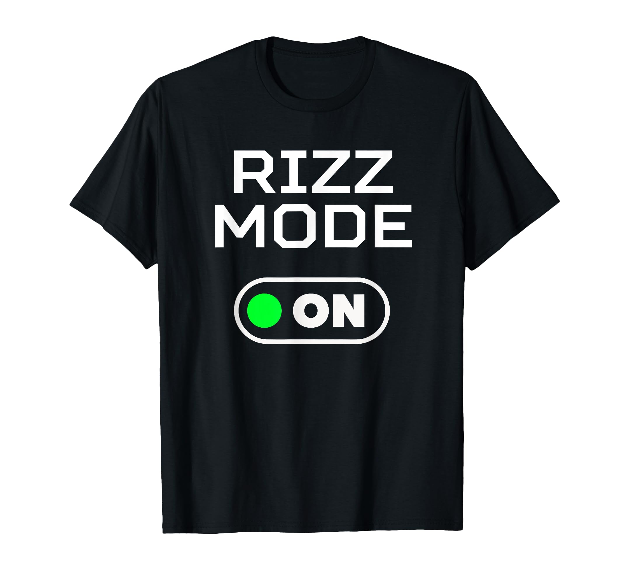 Photo 1 of Full Rizz Tees Rizz Mode On Funny Trending Meme Word Party Dating Joke T-Shirt