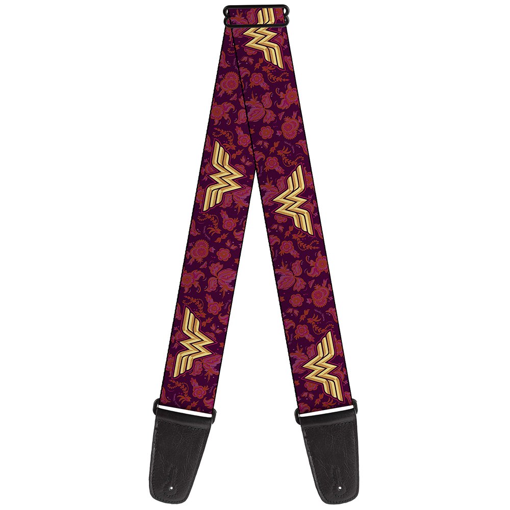 Buckle-Down Guitar Strap - Dancing Bears Black/Multi Color - 2" Wide - 29-54" Length