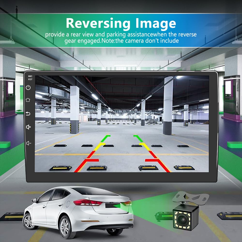 Android 12 Car Radio Stereo for Chevy Silverado GMC Sierra 2014-2018 with 10 inch Touchscreen Supports Wireless Carplay and Android Auto