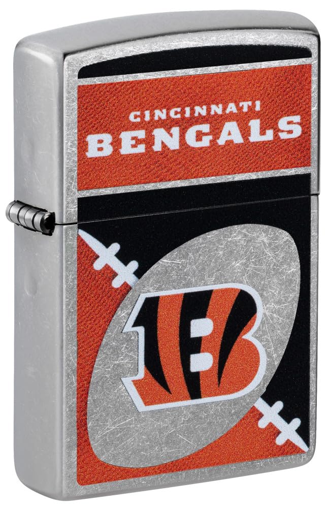Zippo NFL Cincinnati Bengals Street Chrome Pocket