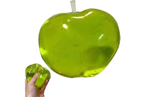 Greenapple Stress Ball | Soft Apples Squeeze Stress Relief Toy | Fruit Squeeze Fidget Toy for Kids & Adults, Relief, Party Fa