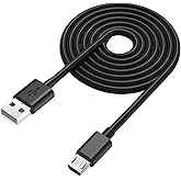 15FT Long Micro USB Cable,PS4 Controller Charger Cord for Xbox One S X,PS4 Charging Cable for Sony PlayStation-4,PS 4 Slim Pro,Fire Stick,Old Android Phone Micro B Data Cord for Samsung Kindle Tablet