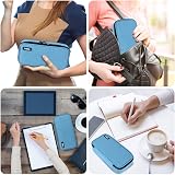 Chelory Large Pencil Case Big Capacity Oxford 8.8x4.4x2.2 inch Light Blue view 6