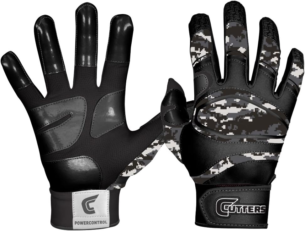 Cutters Gloves, Guantes con Control de Potencia Negro/Camuflado Adult