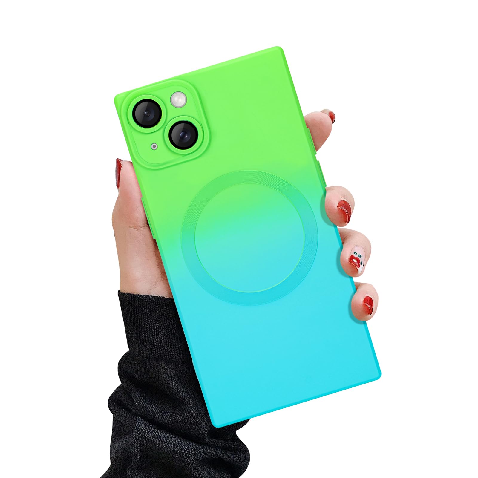 Newseego Cover con Cordino Compatibile per iPhone 15 Plus, Motivo Cuore Oro Donne Ragazze Custodia Protettiva in Silicone Liquido con Tracolla Regolabile Antiurto per iPhone 15 Plus -Viola