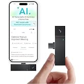HiDock P1 mini AI Meeting Recorder for Smartphones &amp; Bluetooth Earphones | Compact AI recorder with USB-C plug-in. Works with Bluetooth earphones. Free transcription &amp; summaries in 75+ languages.