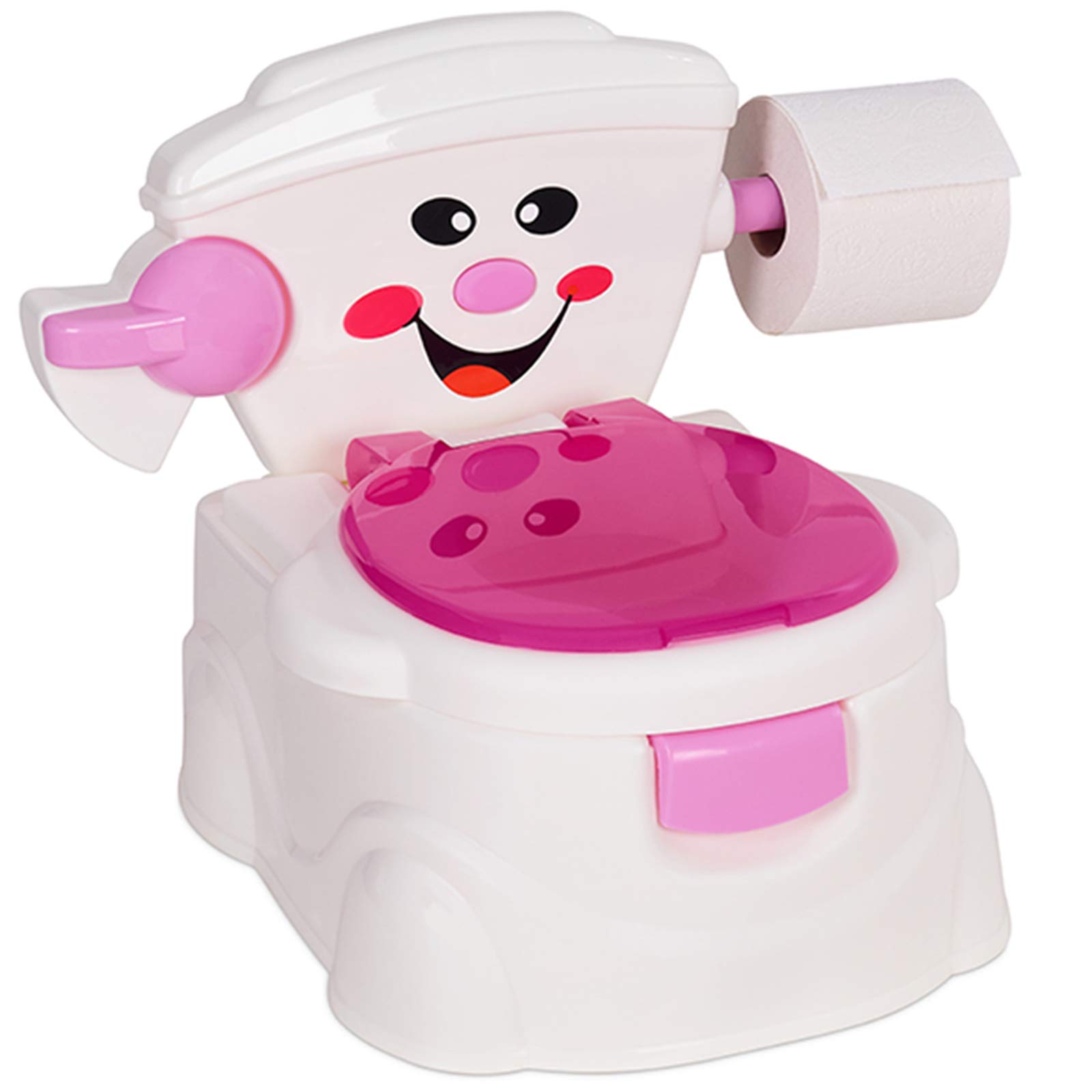 potty with high splash guard