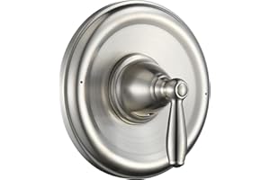 AHENBAL Replacement for Moen T2151BN Brantford Posi-Temp Valve Trim Kit, Pressure Balancing Tub and Shower Lever Handle，Brushed Nickel