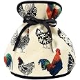 Homescapes Scaldino Per Teiera Doppio In Cotone Con Pois Rossi - Copriteiera Inglese 100% Cotone, 36x24 Cm