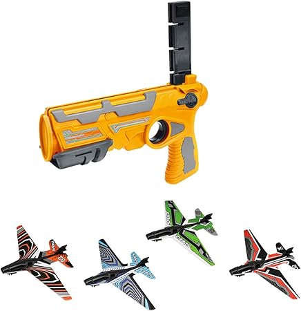 Amazon Sunnimix ライトカタパルト飛行機おもちゃランチャー4バブル飛行機スロー飛行機屋外バトルスポーツ楽しい挑戦 オレンジ ホルスター 通販