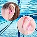Frienda 4 Sets Swimming Nose Clips and Earplugs Set for Adults and Children