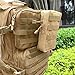 Owlike 2 Pack Tactical Molle Pouches - Compact Utility Water-Resistant EDC Pouch, Gadget Gear Hanging Chest Vest Waist Bag for Camping and Hiking Traveling