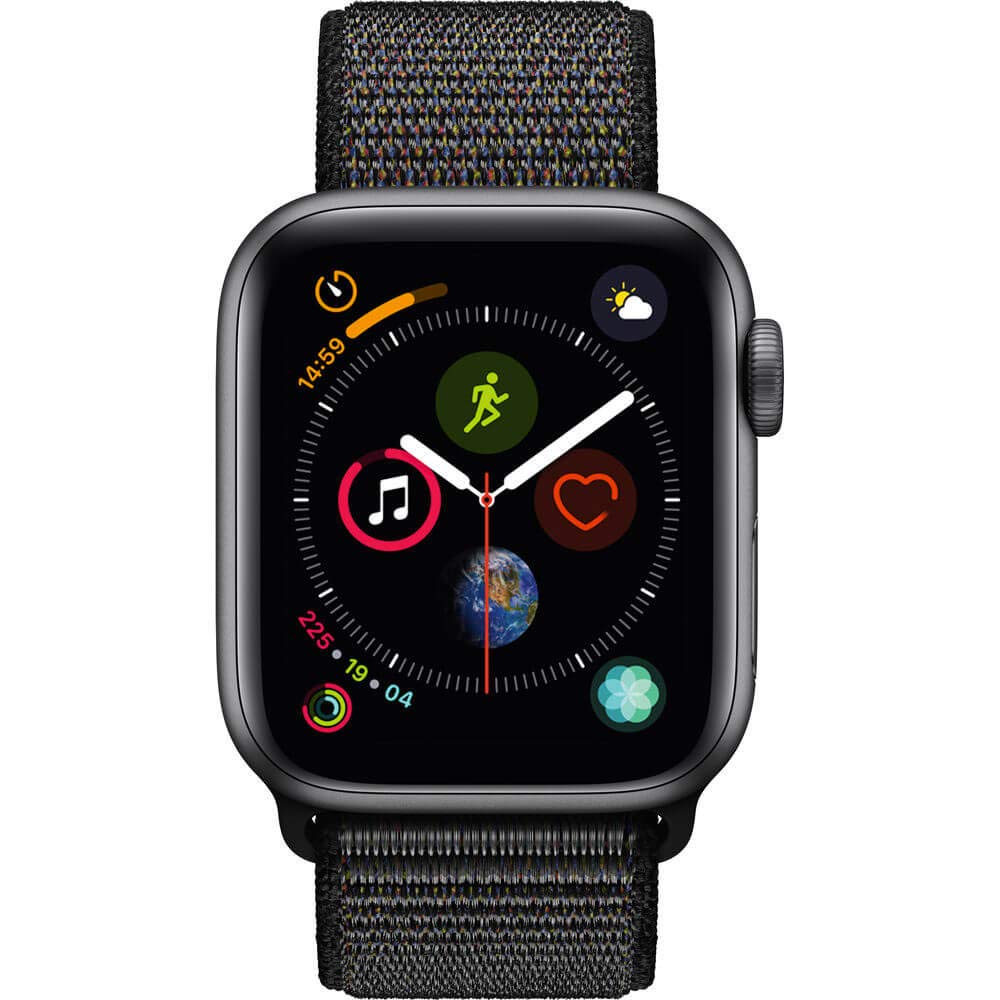 Apple Watch Series 4 (GPS, 44mm) - Space Gray Aluminium Case with Black Sport Loop