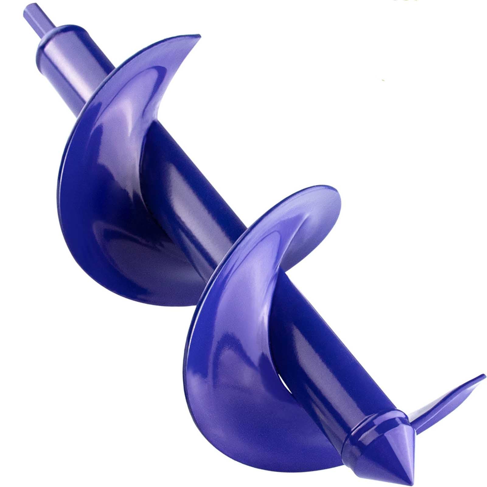 SYITCUN Garden Hole Digger for Planting Bulbs Seedlings,Bulb Auger,Heavy Duty Spiral Drill Bit,Solid Core Shaft Auger,Garden Bulb Planter Tools 10x30cm