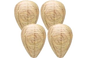 Best Bee Brothers Wasp Nest Decoy, Collapsible Fake Wasp Nest (4 Pack), Weatherproof, Yellowjackets, Wasps and Hornets