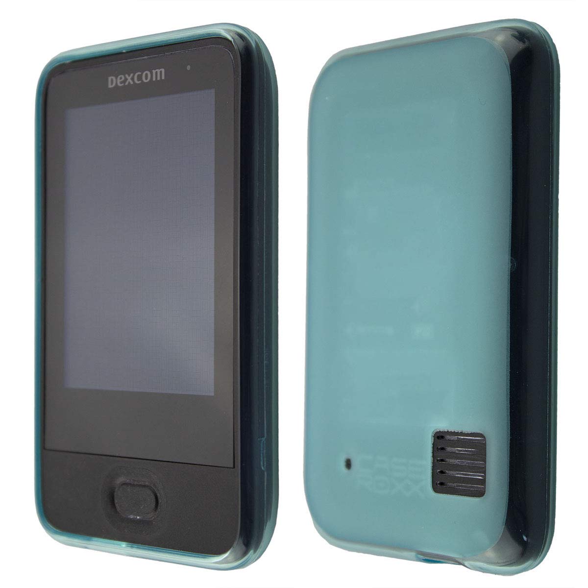caseroxx TPU-Case in blue for Dexcom G6 Receiver – shockproof & precise fit — image 1