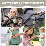 Aolso Silicone Pacifier Holder Case Grey, Baby Soother Pod Travel view 7