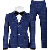 Boys Suit for Kids Tuxedo Suits for Wedding Formal Suit Set Toddler Boy Dress Outfit with Shirt and Tie