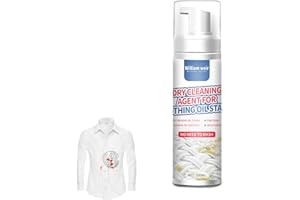 Clothes Dry Cleaner - 200ml Dry Cleaning Agent, Powerful Foam Cleaner, Household Waterless Stain Remover and Oil Cleaners | C