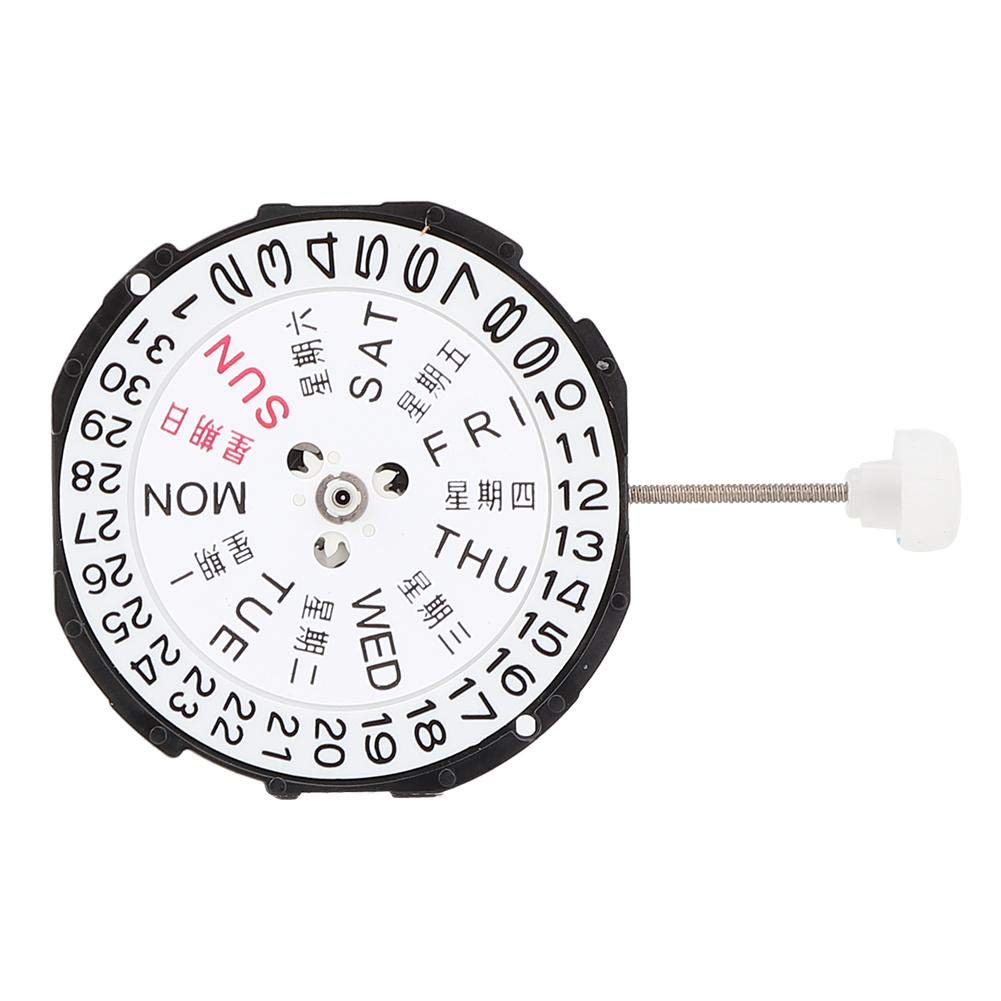 Smart Watch Movement - Quartz Watch Movement, High-Quality Quartz Movement for Watch Parts, Precision Timekeeping Replacement Movement with Calendar Function, Three Hands Movement for Smart Watches