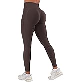 YEOREO Seamless Workout Leggings for Women Butt Lifting Hidden Scrunch Leggings High Waisted Gym Yoga Lilliean Impact Pants