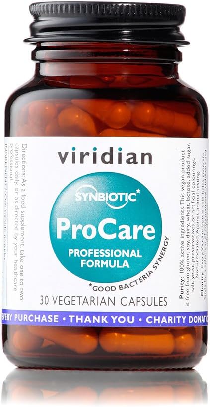Viridian Synbiotic ProCare 30 Veg Caps, 30 count (Pack of 1)
