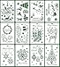 MAGICMAI Christmas Stencils Bullet Journal Stencil Template Santa Claus, Merry Christmas,Christmas Tree,Snowflakes,Bulbs,Reindeers for Card DIY Drawing Painting Craft Projects, 12 Picecs