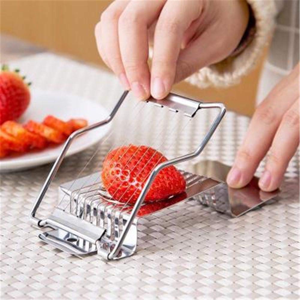Realizzate In Metallo In Acciaio Inossidabile Per Una Maggiore Durata Taglierina Per Affettare Uova Affettare Uova Sode In Modo Rapido Ed Efficace Casa E Cucina Utensili Da Cucina Aaaid Org