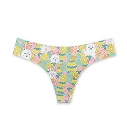 Coloranimal Happy Easter Bunny Thong Underwear Cute